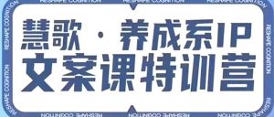 养成系IP文案课特训营，文案心法的天花板，打造养成系IP文案力，洞悉人性营销，让客户追着你收钱-虚拟资源库