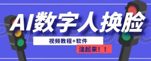 AI数字人换脸，可做直播，简单操作，有手就能学会（教程+软件）-虚拟资源库