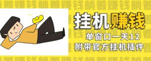 美金挂机项目,单窗口一天12,官方免费插件自动运行,对小白友好【揭秘】-虚拟资源库