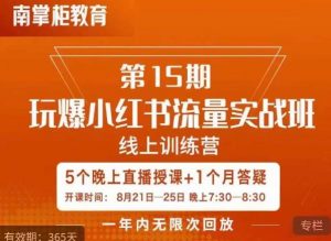 辛言玩爆小红书流量实战班,小红书种草是内容营销的重要流量入口-虚拟资源库