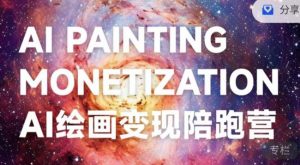蛮驴·AI绘画变现陪跑营,快速产出可商业变现的图-虚拟资源库