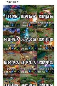 副业拆解：抖音王者荣耀游戏变现副业项目，视频版一条龙实操玩法分享给你-虚拟资源库