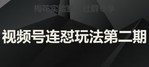 梅花实验室社群视频号连怼玩法第二期，实操讲解全部过程-虚拟资源库