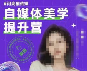 自媒体美学提升营,手把手带你提升品牌审美,做一个有调性的博主-虚拟资源库