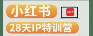 28天小红书博主IP特训营（第3期）实战经验，快速涨粉，迅速变现-虚拟资源库