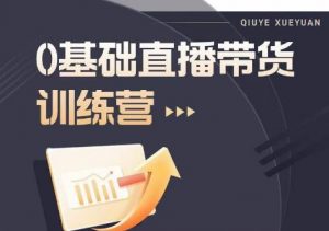 2023直播带货入门进阶运营实训课程,新手直播运营培训实操课-虚拟资源库