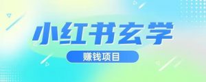 小红书玄学项目，直接上手操作，日入500【揭秘】-虚拟资源库