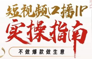 周百见·短视频口播IP实操指南视频课,不做爆款做生意-虚拟资源库