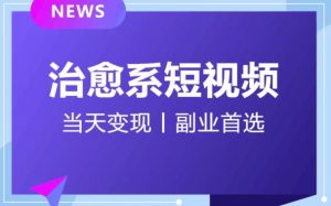 日引流500+的治愈系短视频，当天变现，小白月入过万首-虚拟资源库