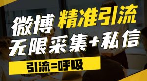微博最新引流技术，软件提供博文评论采集+私信实现精准引流【揭秘】-虚拟资源库