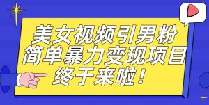 价值3980的男粉暴力引流变现项目,一部手机简单操作,新手小白轻松上手,每日收益500+【揭秘】-虚拟资源库