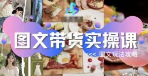 图文带货实操课,图文玩法攻略玩法-虚拟资源库