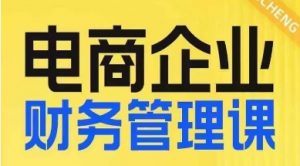 电商企业财务管理线上课，为电商企业规划财税-虚拟资源库