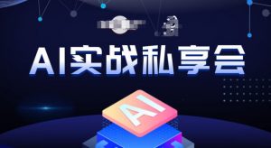 AI实战私享会，各种ai变现玩法，AI变现思路-虚拟资源库