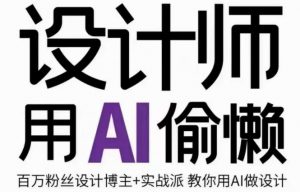 设计师用AI偷懒设计师的AI绘画课,用AI提高效率谢安妮野生设计师-虚拟资源库