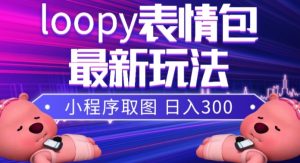 小狸猫loopy表情包小程序取图玩法,最新出的表情包素材-虚拟资源库