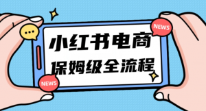 月入5w小红书掘金电商,11月最新玩法,实现弯道超车三天内出单,小白新手也能快速上手-虚拟资源库