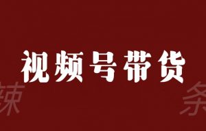 视频号带货联盟，赚信息差的带货钱，只需手机随时随地都可以做！-虚拟资源库