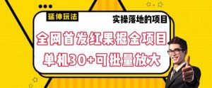 全网首发红果免费短剧掘金项目，单机30+可批量放大【揭秘】-淘宝虚拟货源网