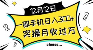 【全网变现首发】新手实操单号日入500+，渠道收益稳定，项目可批量放大【揭秘】-虚拟资源库