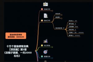 十万个富翁修炼宝典之3.念稿子直播,一天2000左右-虚拟资源库