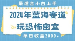 2024年蓝海赛道玩恐怖密室日入2000+,无需露脸,不要担心不会玩游戏,小白直接上手,保姆式教学【揭秘】-虚拟资源库
