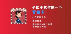 手把手教你做一个营销号，小白短视频创业首选，从做一个营销号开始，日入300+【揭秘】-虚拟资源库
