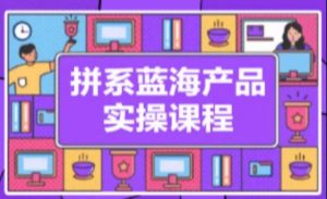 拼系冷门蓝海产品实操课程,从注册店铺到选品上架到流量维护环环相扣-虚拟资源库