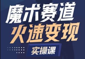 魔术起号全流程实操课,带你如何入场魔术赛道,做一个可以快速变现的魔术师-虚拟资源库