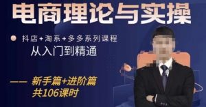 电商理论与实操从入门到精通，抖店+淘系+多多：新手+进阶-虚拟资源库