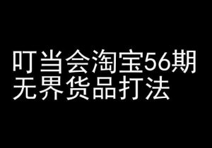 叮当会淘宝56期:无界货品打法-淘宝开店教程-虚拟资源库