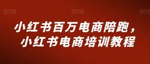 小红书百万电商陪跑，小红书电商培训教程-虚拟资源库