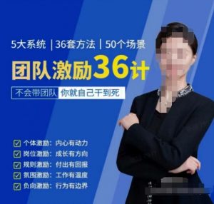 黄景:团队激励36计-Get职场竞争力,进阶管理高手-虚拟资源库