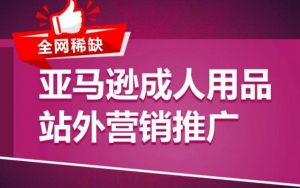 亚马逊成人用品站外营销推广，​成人用品新品推广方案，助力打造类目爆款-虚拟资源库