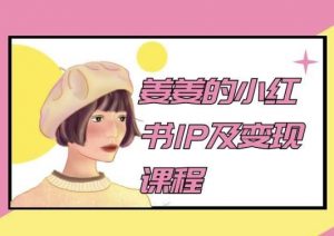 姜姜的小红书IP及变现课程，姜姜小红书2024-虚拟资源库