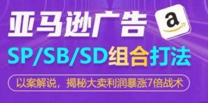亚马逊SP/SB/SD广告组合打法，揭秘大卖利润暴涨7倍战术-虚拟资源库