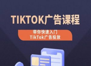 TikTok广告投放课程，从0-1实操课，带你快速入门TikTok广告投放-虚拟资源库