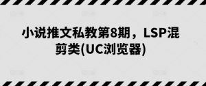 小说推文私教第8期，LSP混剪类(UC浏览器)-虚拟资源库