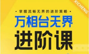 电商万相台无界进阶课,掌握流畅无界的进阶策略-虚拟资源库