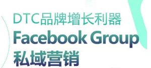 DTC品牌增长利器：Facebook Group私域营销策略-虚拟资源库
