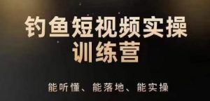 0基础学习钓鱼短视频系统运营实操技巧，钓鱼再到系统性讲解定位ip策划技巧-虚拟资源库