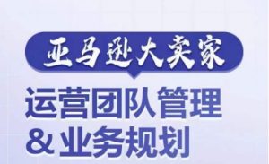 亚马逊大卖家-运营团队管理&业务规划，为你揭秘如何打造超强实力的运营团队-虚拟资源库