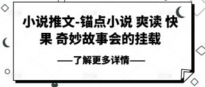 小说推文-锚点小说 爽读 快果 奇妙故事会的挂载-虚拟资源库