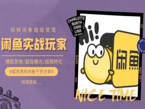手把手教你0到1系统玩转闲鱼变现,爆款思维/超级曝光/超高转化-虚拟资源库