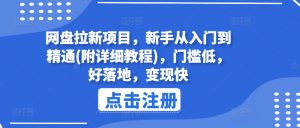 网盘拉新项目,新手从入门到精通(附详细教程),门槛低,好落地,变现快-虚拟资源库