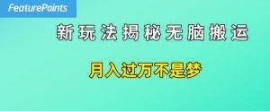 简单操作，每天50美元收入，搬运就是赚钱的秘诀【揭秘】-虚拟资源库