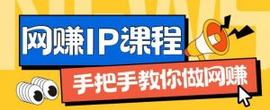 ip合伙人打造1.0，从0到1教你做网创，实现月入过万【揭秘】-虚拟资源库
