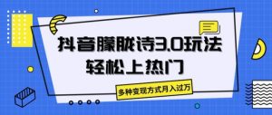 抖音朦胧诗3.0.轻松上热门，多种变现方式月入过万【揭秘】-虚拟资源库