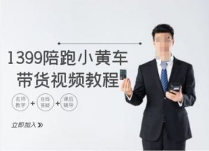1399陪跑tiktok小黄车带货视频教程,tiktok跨境电商教程-虚拟资源库