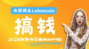 法国闲鱼Leboncoin跨境电商教程:环境邮箱电话解决产品上传及流量,悄悄赚钱【揭秘】-虚拟资源库